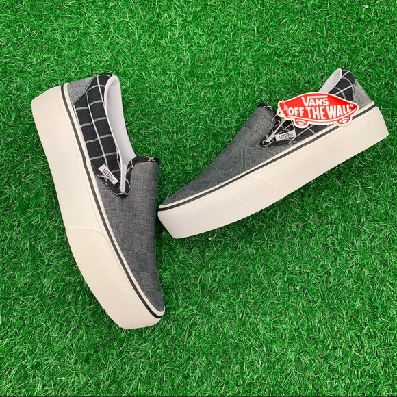 Vans Classic Slip on Platform woven checkerboard - Picture 5 of 7